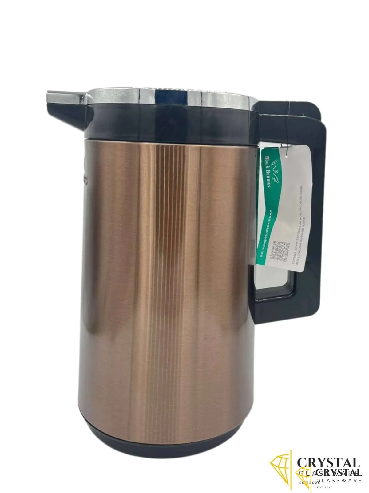 Thermal jug, hot and cold flask, insulated coffee pot, tea server, vacuum flask, China Glass Refill Thermos, 1.0L flask, bronze Thermos, coffee thermos, kitchen essentials, drinkware, office Thermos