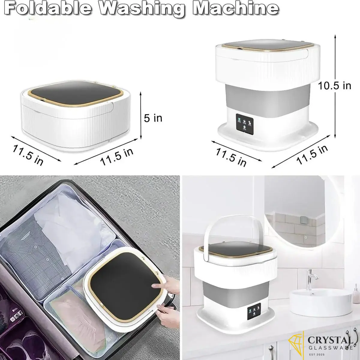 Portable Washing Machine,10L Washer and Dryer