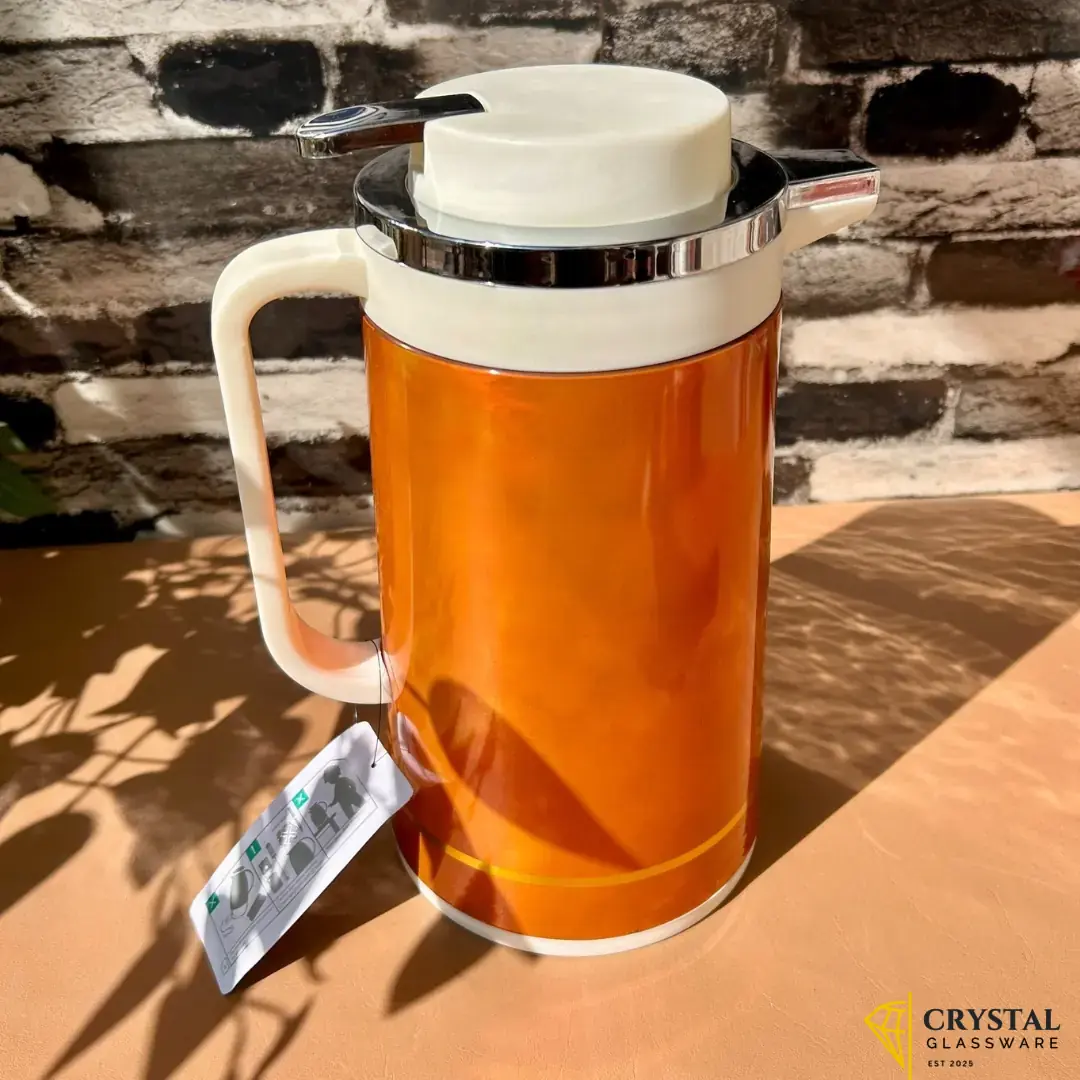 Vacuum Flask with Glass Refill Thermos