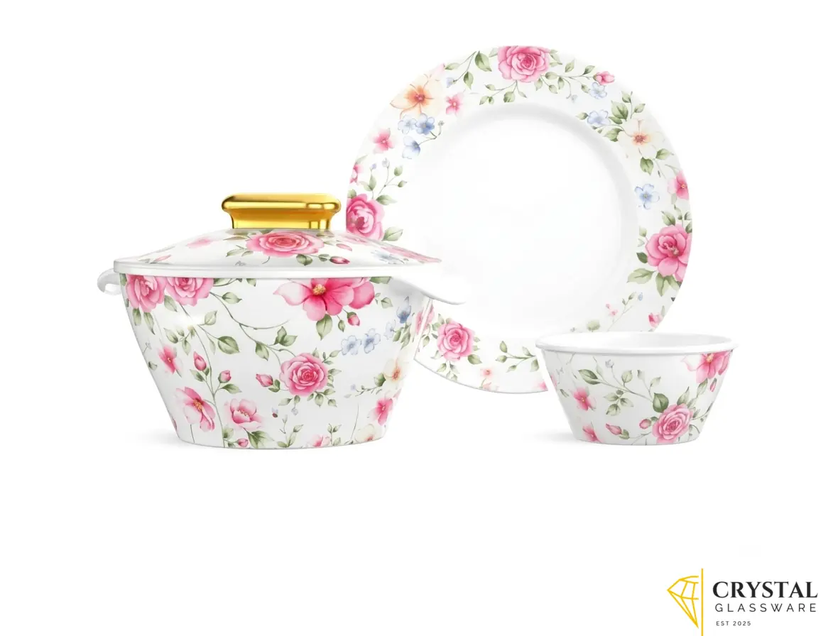 Graceware Heritage Double Glazed Set 88 pcs 