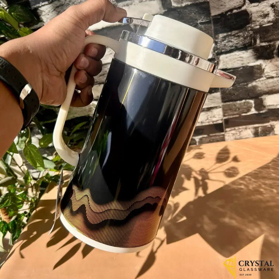 Vacuum Flask with Glass Refill Thermos