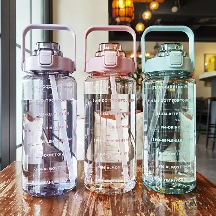 2L Motivational Water Bottle
