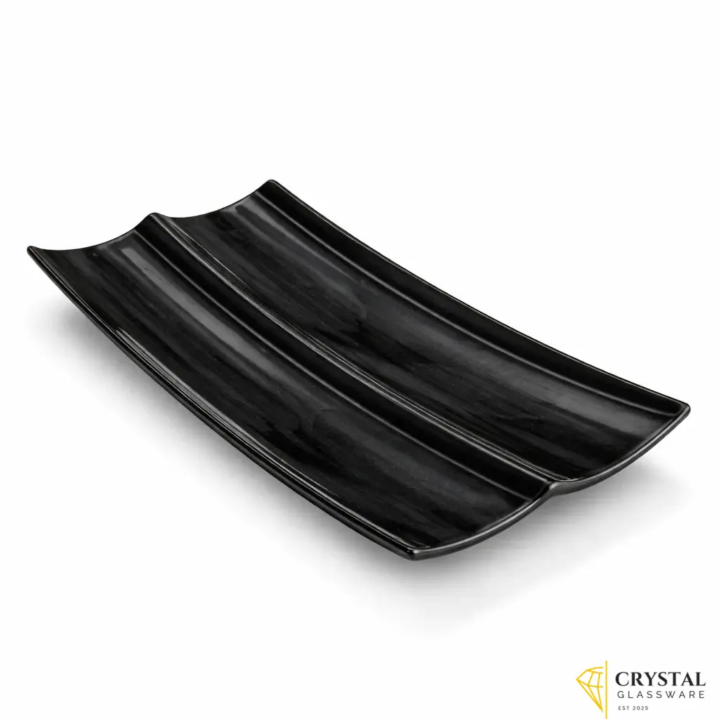 Melamine Serving Platter – Ideal for Kababs, Salad 