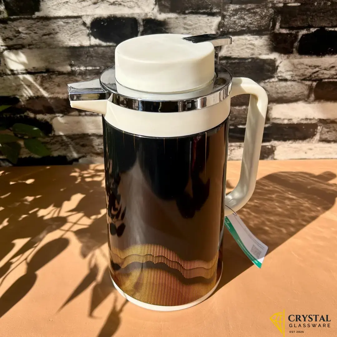 Vacuum Flask with Glass Refill Thermos