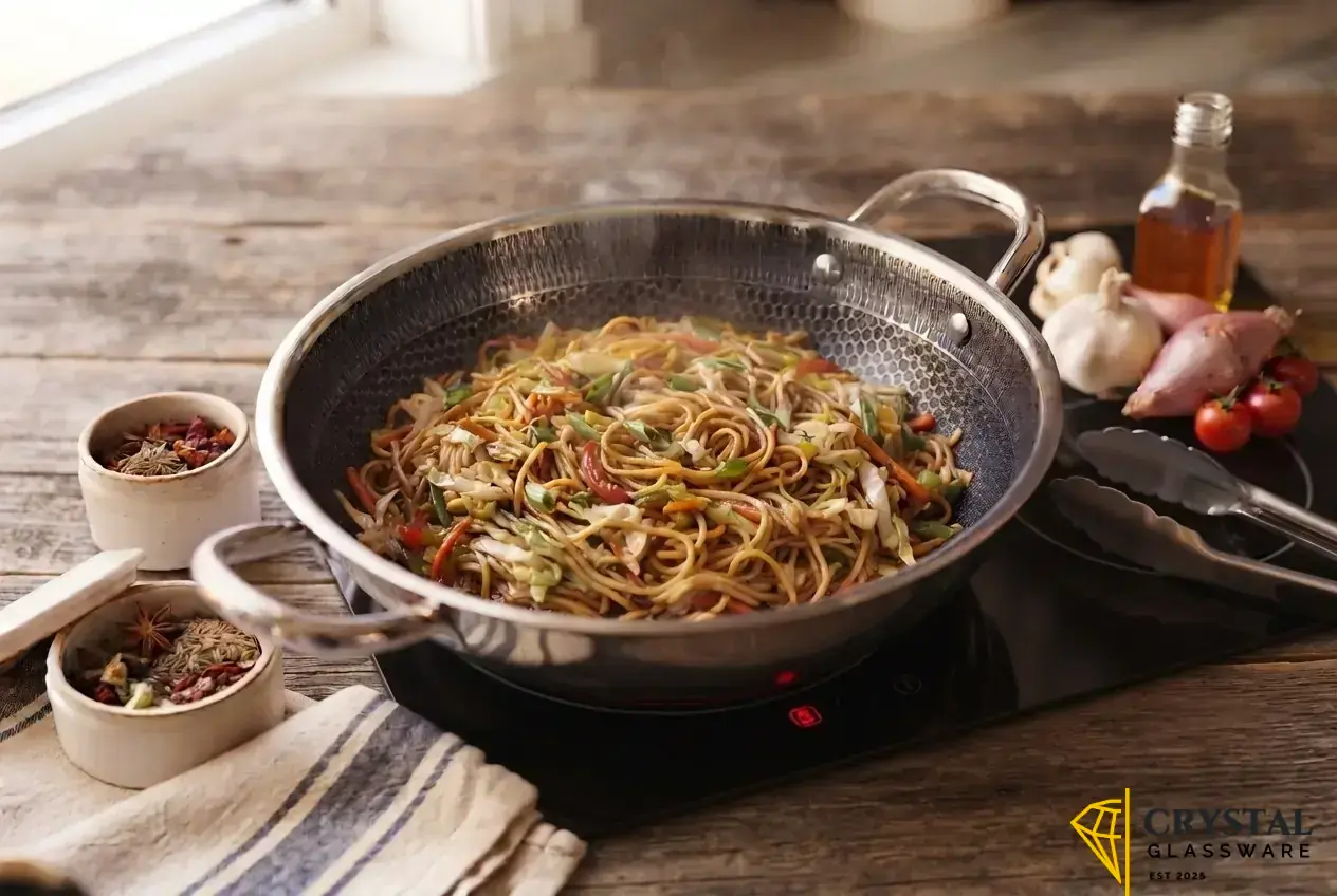 Imported Single Sided Honeycomb Karahi (32 cm)