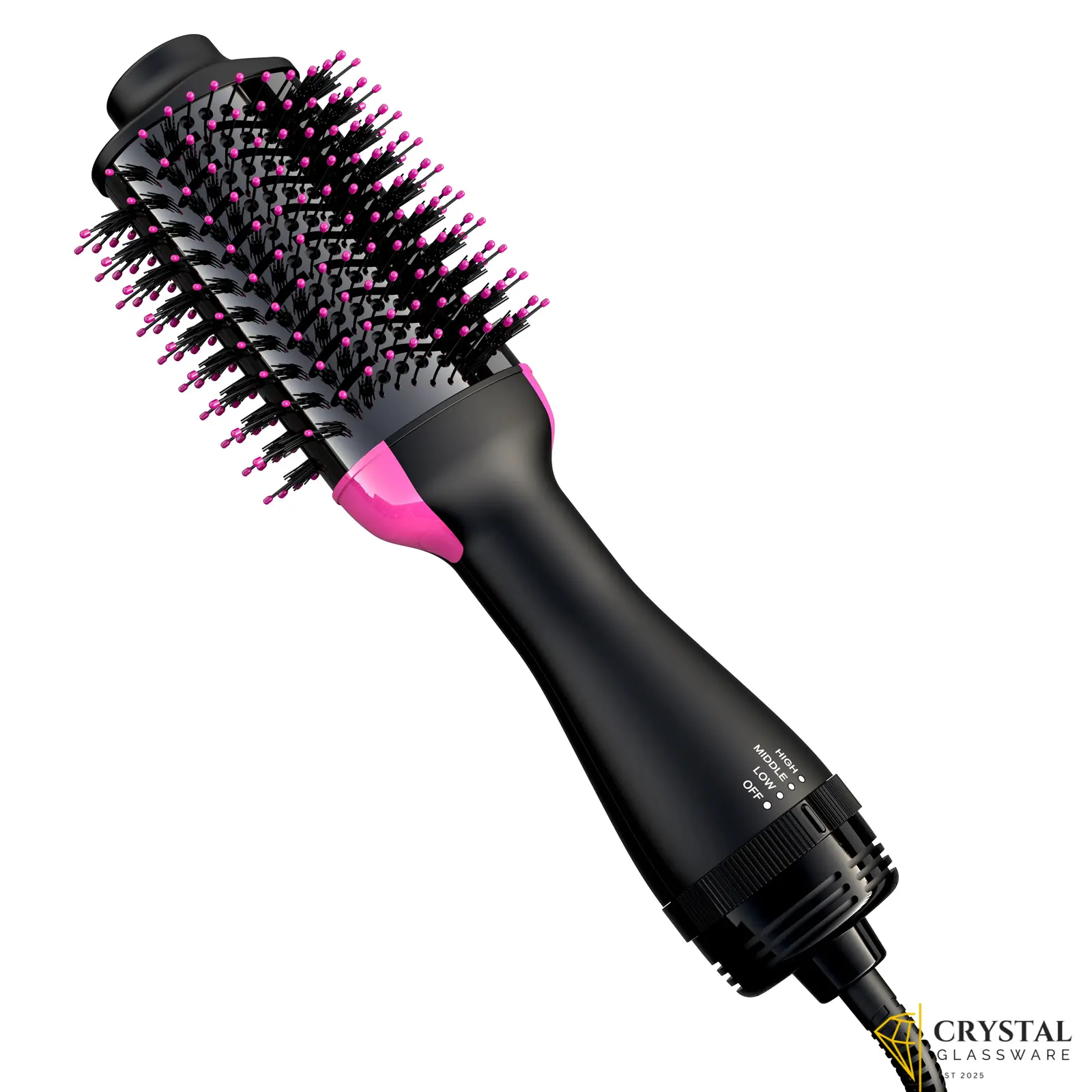 One Step 3 in 1 Hair Dryer & Styler | Hair Dryer Brush | Hot Air Brush | Hair Volumizer | Blow Dryer Brush | Hair Straightener & Curler | Electric Hair Brush | Styling Tool for Women | Multifunctional Blow Dryer Styler Comb