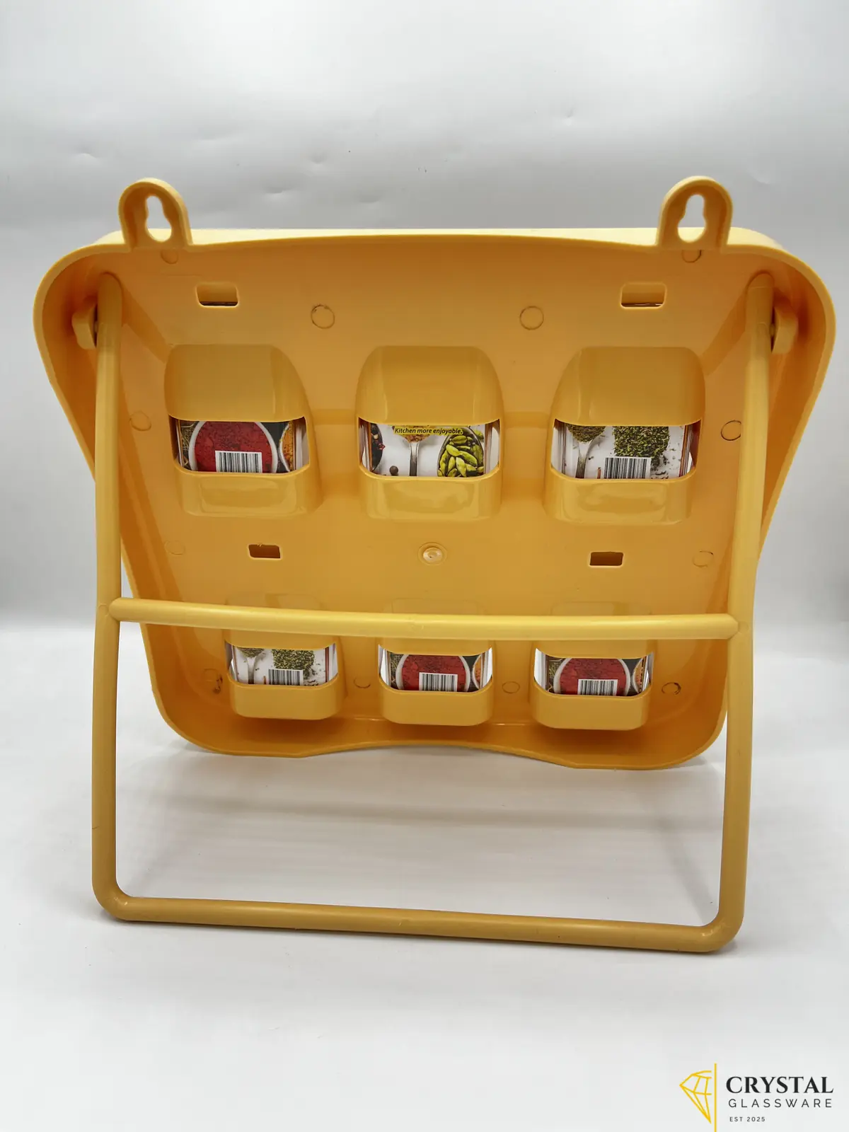 6Pcs/Set Kitchen Spice Bottle Seasoning Box with Tray