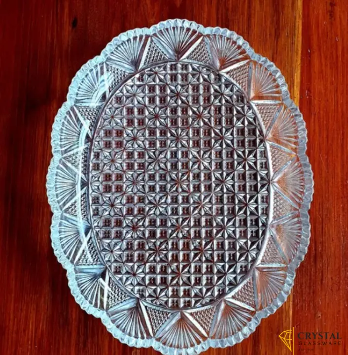 Set of 2 Elegant Glass Serving Dishes – Premium Glass Platters & Trays for Stylish Dining & Serving