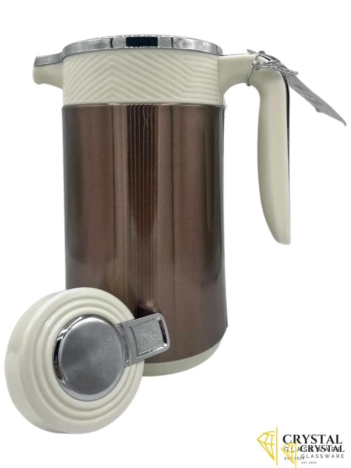 Premium Bronze Thermos Flask Jug  1.0L Hot & Cold Vacuum Insulated Thermos  Fancy  Thermos China Glass Refill Thermos