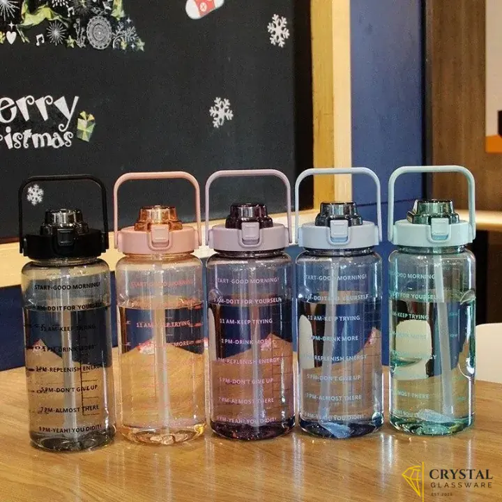 2L Motivational Water Bottle