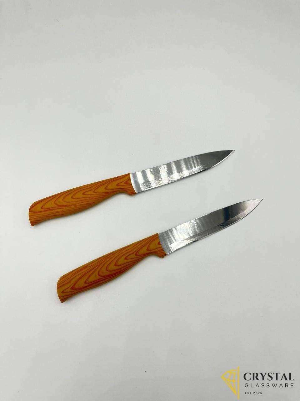 4 inch Stainless Steel All purpose knife with wood handle with strong grip
