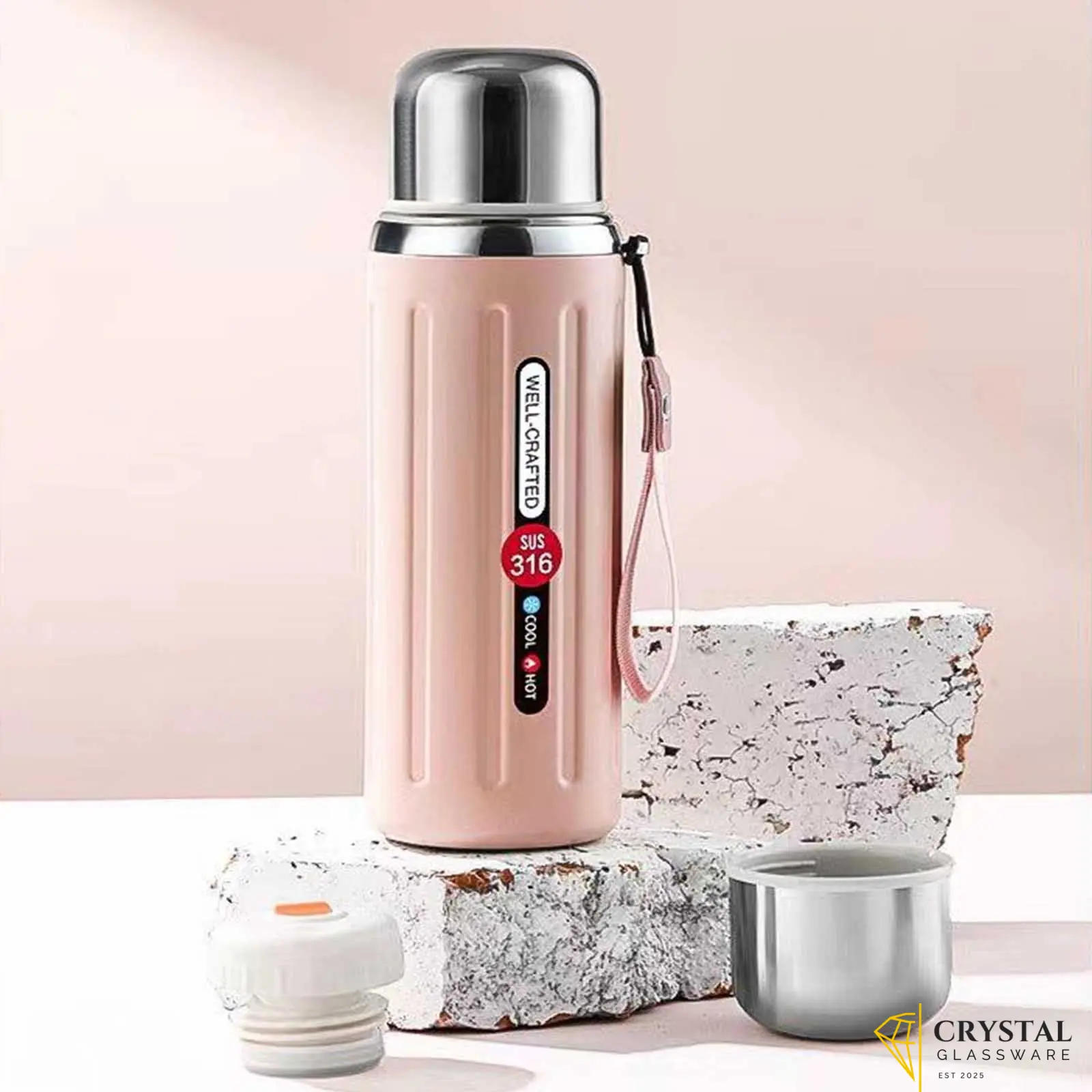 Stainless steel thermal water bottle(SUS 316)
