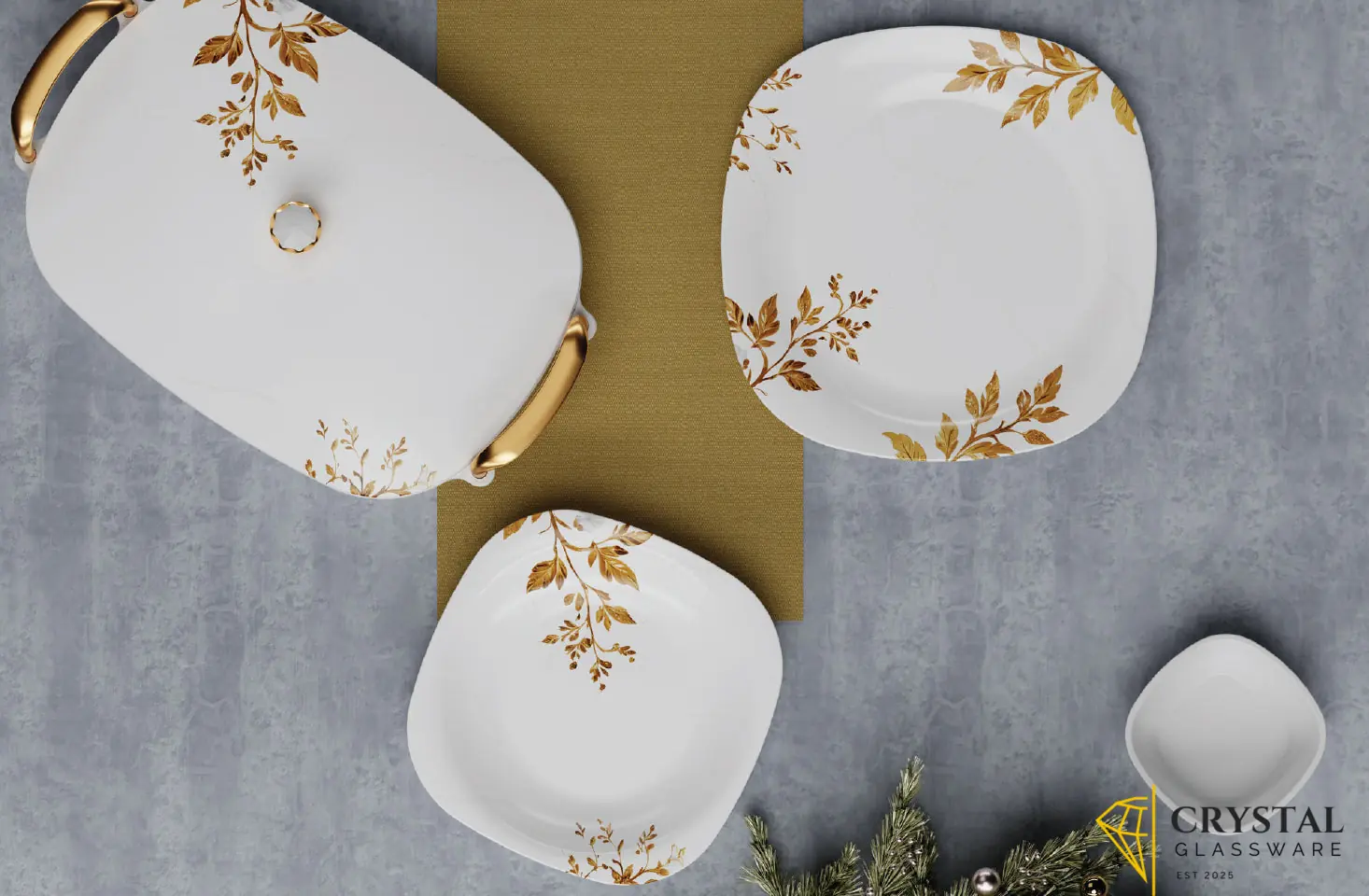 Graceware Vision Double Glazed Set-88 Pcs — Crystal Glassware Pakistan