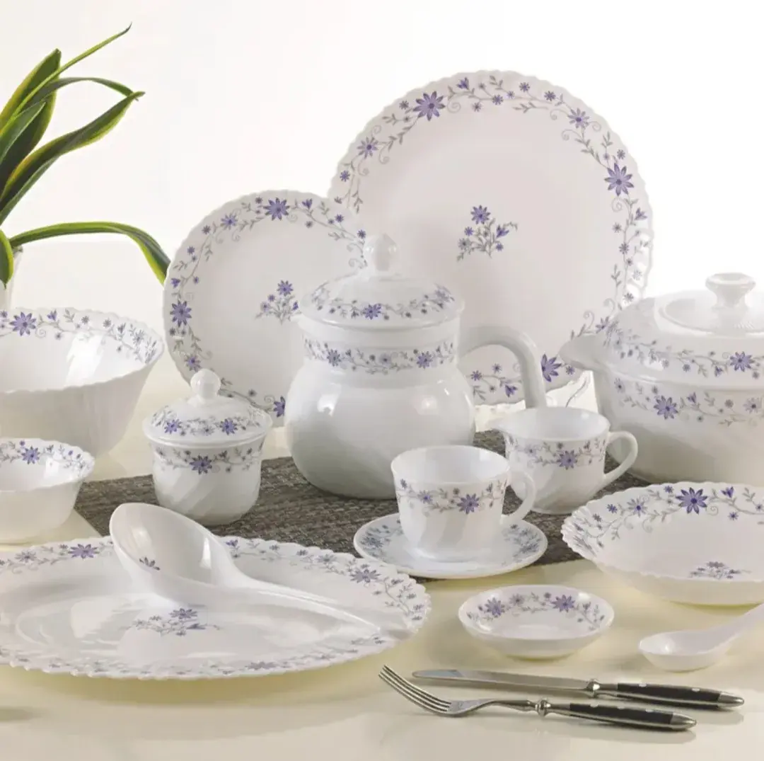 Marble Dinner Set | 72 pcs for 8 Person Serving Premium Quality
