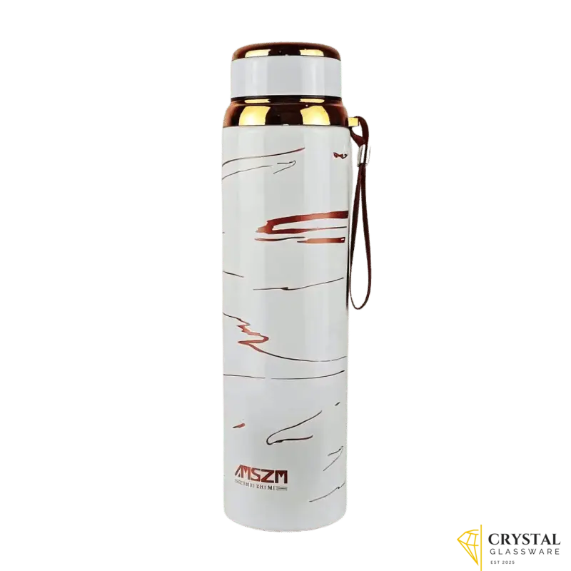 Marble Style Thermos Water Bottle