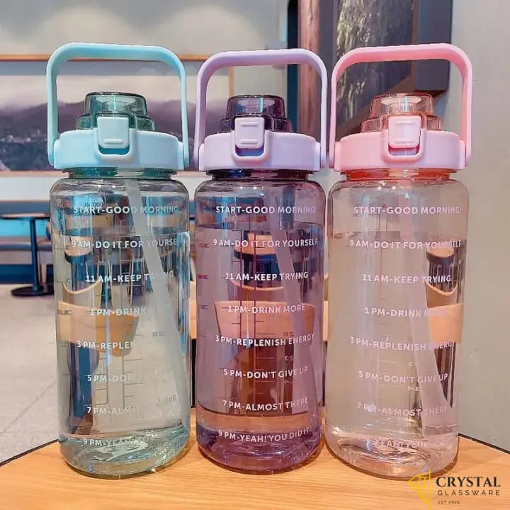 2L Motivational Water Bottle