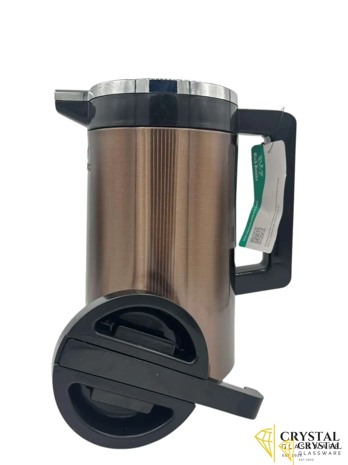 Thermal jug, hot and cold flask, insulated coffee pot, tea server, vacuum flask, China Glass Refill Thermos, 1.0L flask, bronze Thermos, coffee thermos, kitchen essentials, drinkware, office Thermos