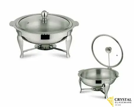 Stainless steel buffet dish